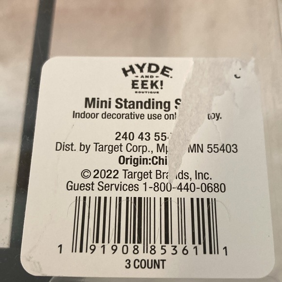 Target Hyde and Eek 2022 Halloween Mini Standing Signs - Picture 8 of 8